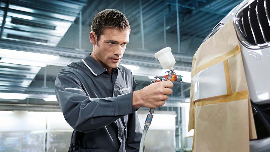 Lackreparatur, BMW Service, Lackschaden